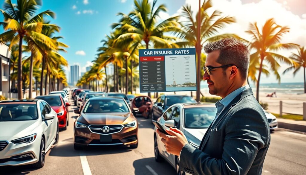 Miami car insurance comparison.